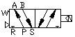 Four Way NC Pneumatic Diagram
